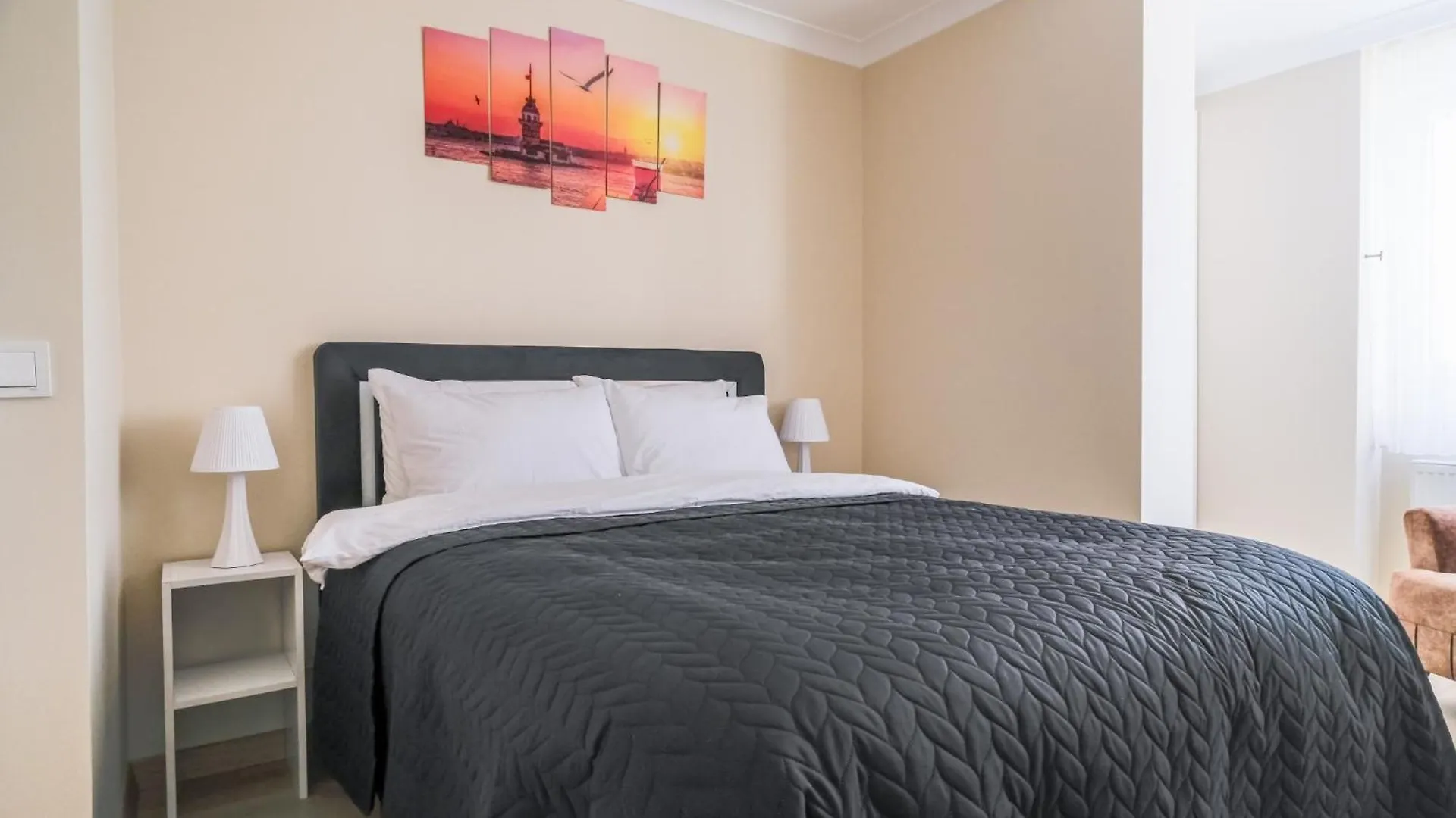 דירות איסטמבול Cozy Flat 10 Min To Aqua Florya Mall In Bakirkoy טורקיה